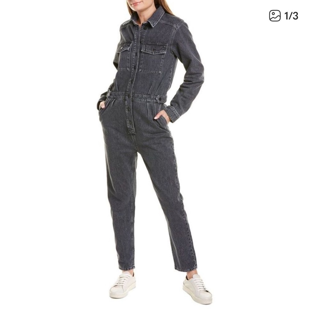 Triarchy Dark Gray Denim Jumpsuit